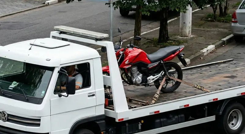 Reboque de moto em São Leopoldo – guincho especializado para motocicletas